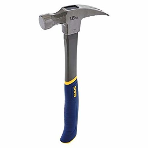 IRWIN ‎1954889 16 oz Fiberglass Claw Hammer