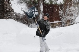 Fixing Snow Shovel Handle