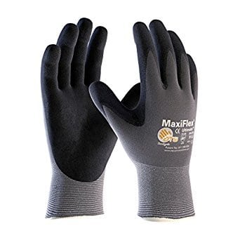 Dekton Ultra Grip Nitrile Protective Safety Work Gloves 10/XL Red Black DT70774