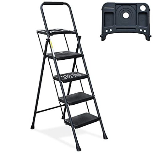 HBTower Folding 4 Step Ladder