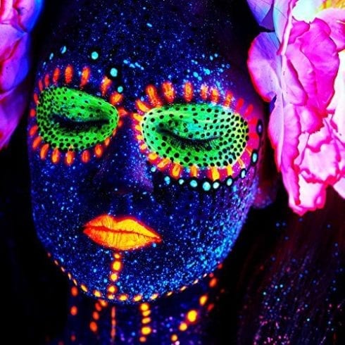 Glow Party Black Light Face and Body Paint