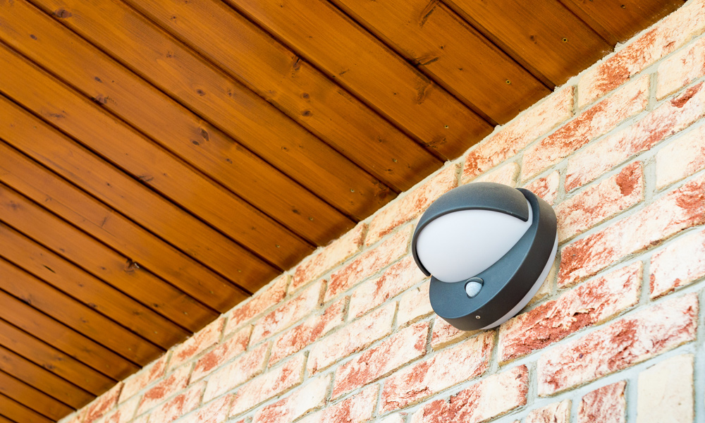 Outdoor Motion Sensor attach to a wall