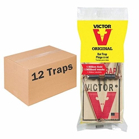 12 Victor Metal Pedal Rat Traps