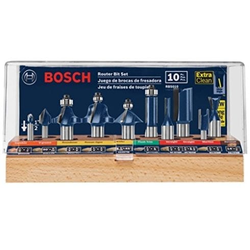 Bosch RBS010 Professional Router Bit Set