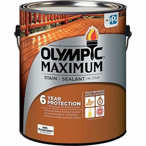Olympic Stain 79551 Maximum Wood Stain and Sealer