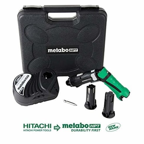 Metabo HPT DB3DL2 3.6V Cordless Screwdriver Kit