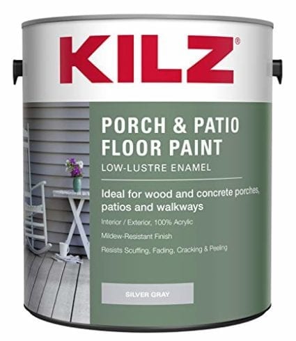 KILZ L573611 Porch and Patio Latex Floor Paint