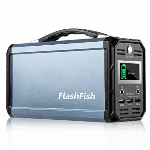 FlashFish Solar Camping Portable Generator