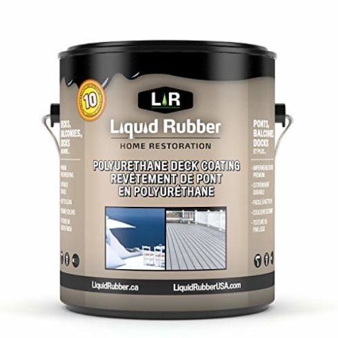 Liquid Rubber Smooth Polyurethane Deck and Dock Coating