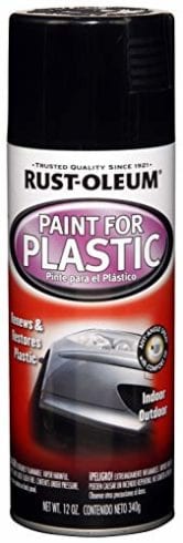 Rust-Oleum Black Automotive 248649 Paint for Plastic Spray