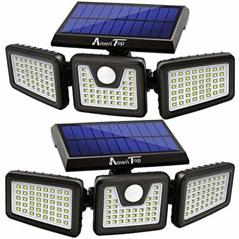 AmeriTop Solar Security LED Flood Light