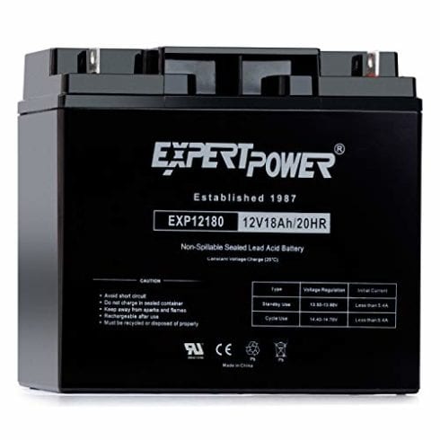 ExpertPower EXP12180 12V 18Ah Lead Acid Battery