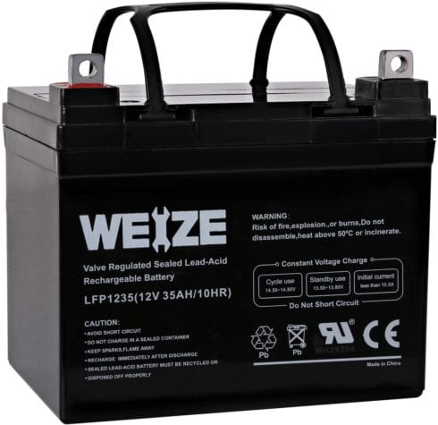 Weize 12V 35 AH Rechargeable Battery