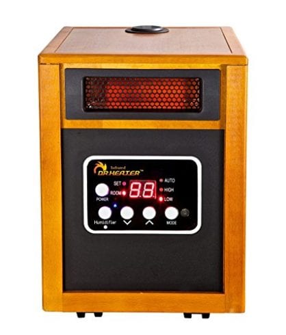 Dr. Infrared Heater DR-968H Portable Space Heater with Humidifier