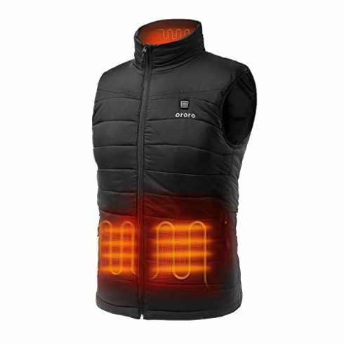 ORORO Men’s Lightweight Heated Vest with Battery Pack