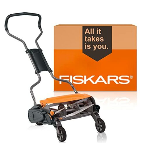 Fiskars 362050-1001 StaySharp Push Reel Lawn Mower